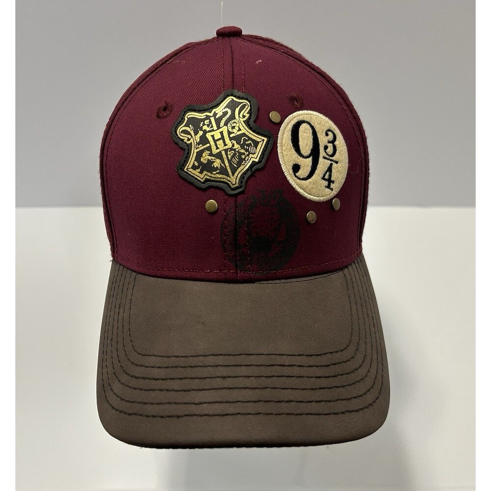 HARRY POTTER Hogwarts Four 4 Houses Logo Platform 9 3/4 Train Station HAT CAP